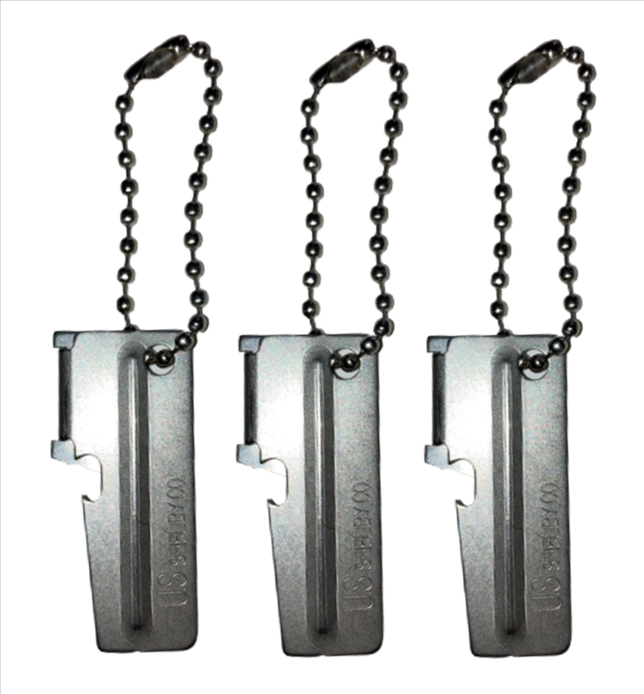 P-38 Can Openers + Bead Chains / 3 Pack