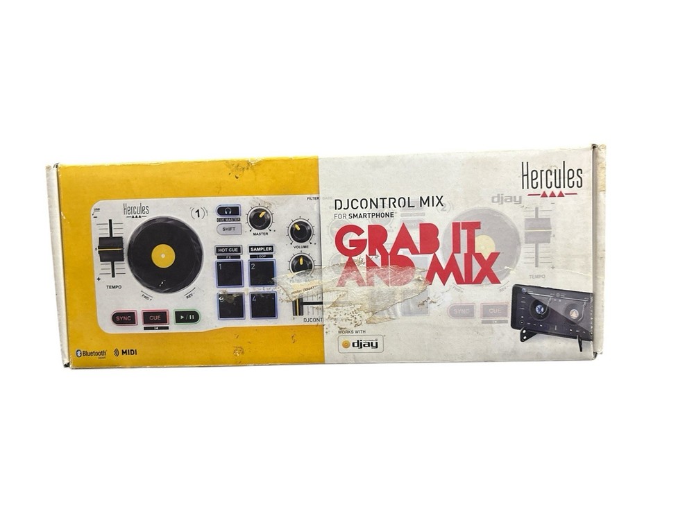 Hercules DJControl Mix DJ Software Controller with Algoriddim Djay App