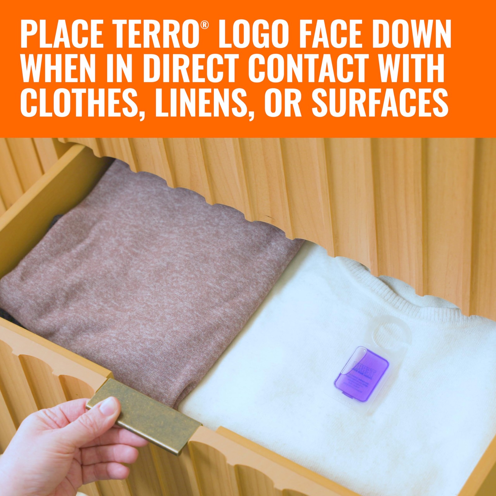 TERRO Clothes Moth Killer – T2903 3 Pack | Kills Adult Clothes Moths, Larvae...