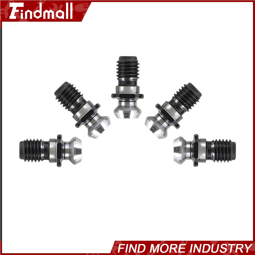 Findmall 10pc Coolant Pull Stud Retention Knob for CAT40 45°0.740"