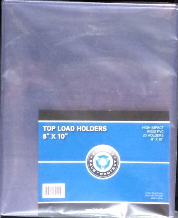 (150) 8X10 PHOTO PICTURE IMAGE or PRINT DOCUMENT RIGID TOPLOADER SLEEVE HOLDERS