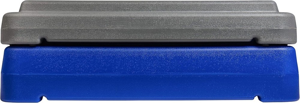 The Step (Made in USA) 4 Inch Stackable Aerobic Exercise Platform, Grey Non-Slip