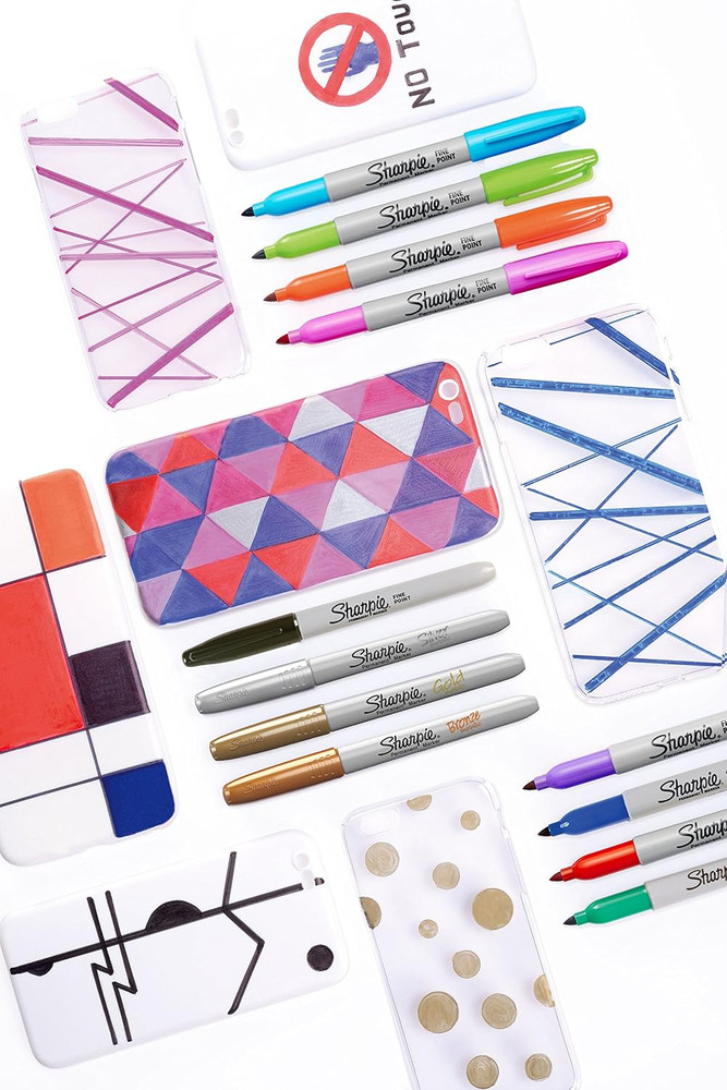 376PP Permanent Markers, Ultra Fine Point, Classic Colors, 8 Count