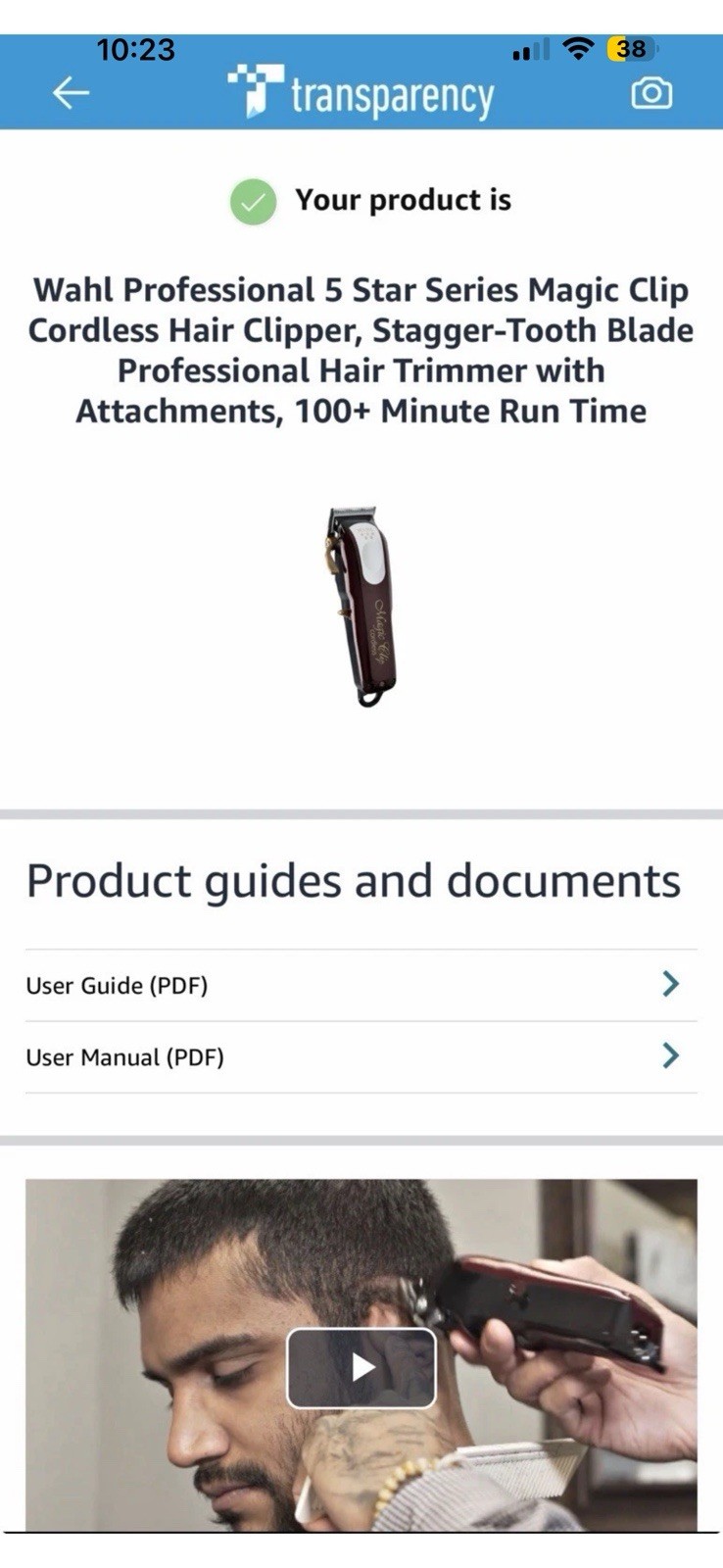 Wahl Professional 5-Star Cordless Magic Clip Hair Clipper 8148 FACTORY SEALED