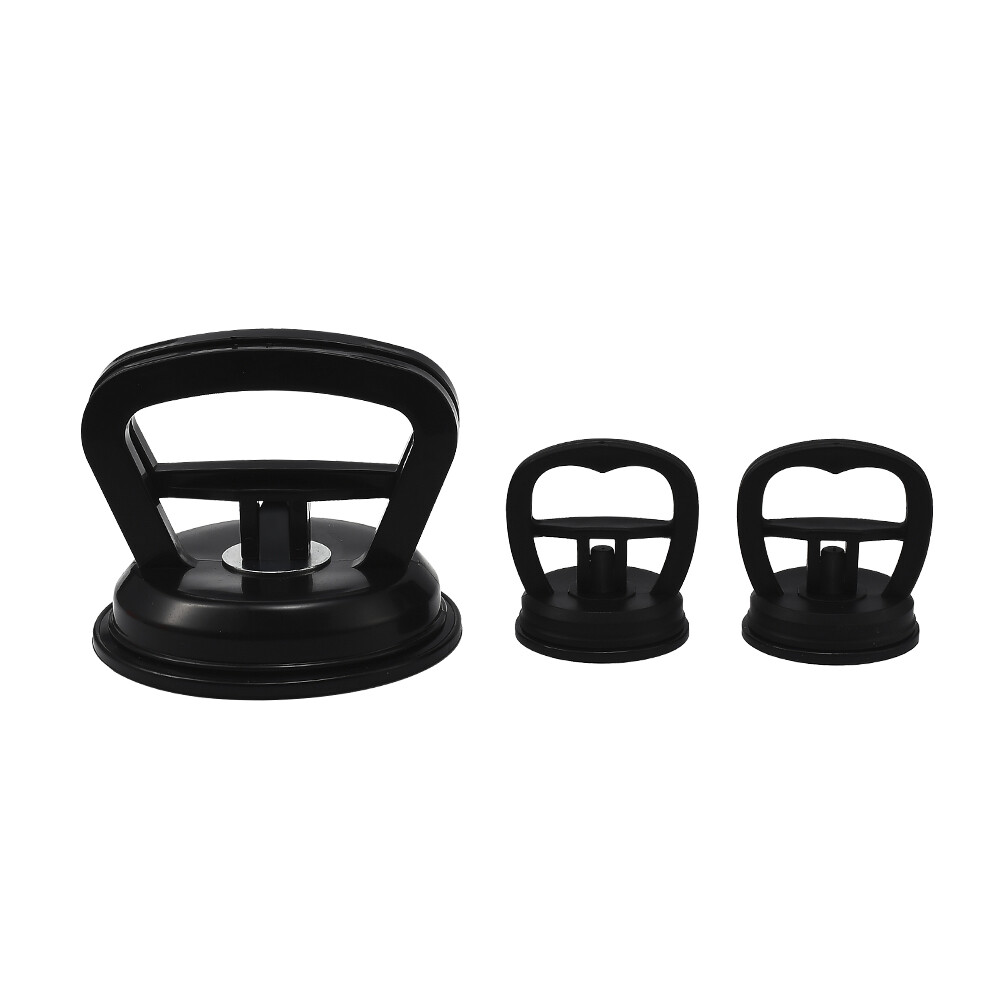 3pcs Car Dent Puller Dent Remover Quick Door Dent Removal Tool Suction Cup Black