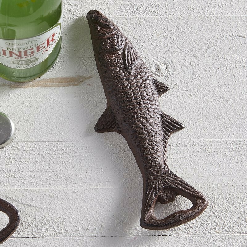 Cast Iron Bottle Opener - Fish