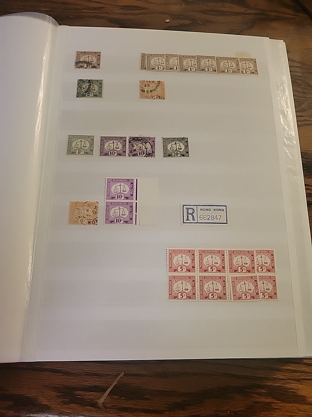 Worldwide Stamp Collection in Album Full of Stamps - Mint & Used Royal Mail HK