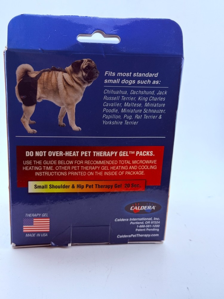 New  Caldera Pet Therapy Hip Wrap Small  Hot/Cold