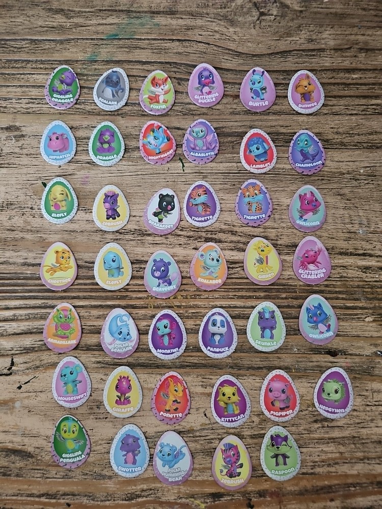 2018 Hatchimals HATCHTOPIA GAME 41 EGG Tokens Replacement