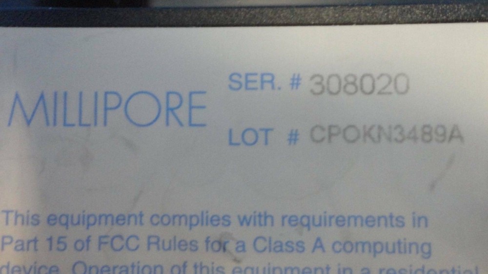 Millipore CPOKN3489A Pendant Controller Used working