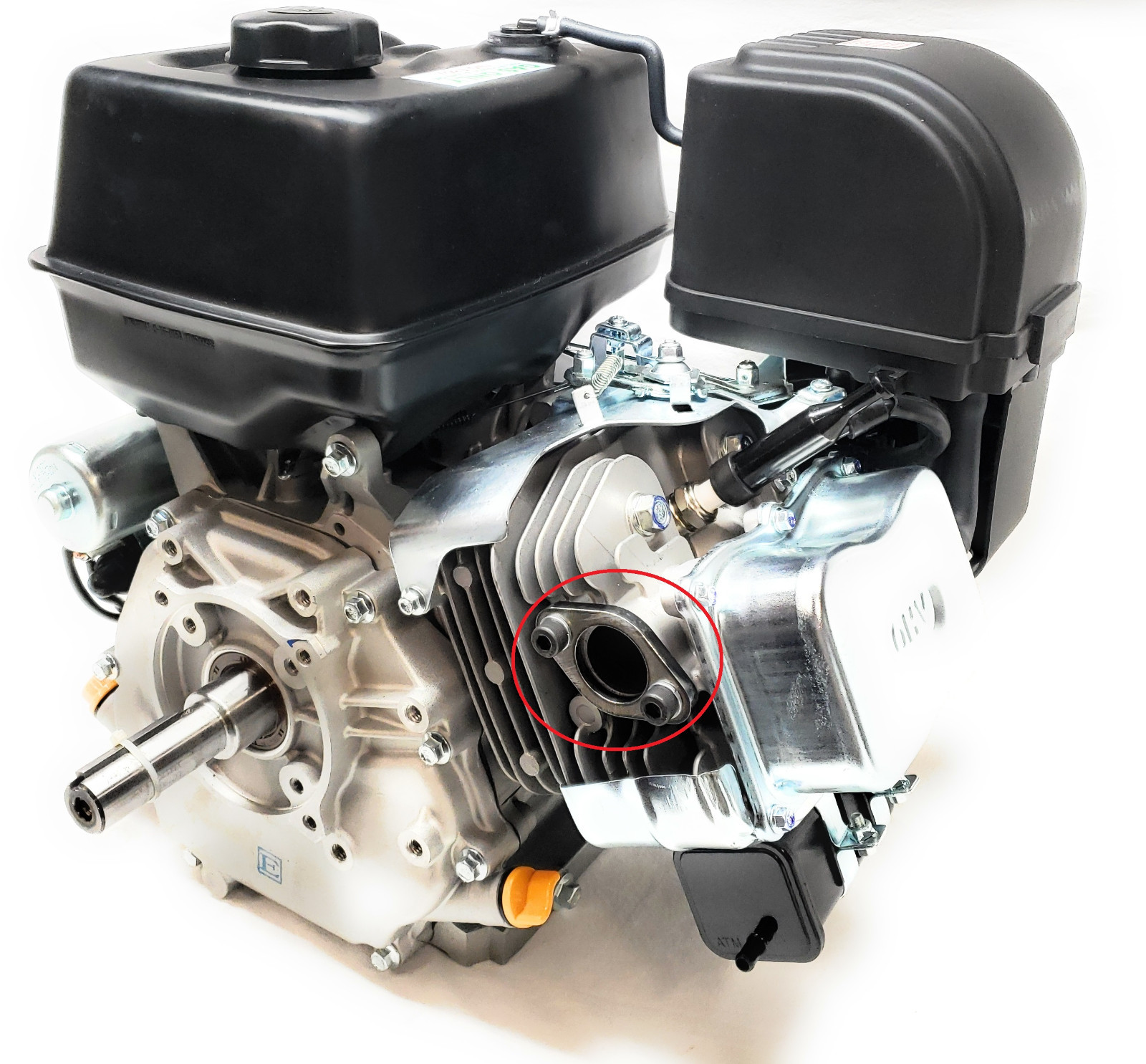 Exhaust Flange for: Predator 301cc, 420cc, 459cc. GX Honda 240 ,270, 390