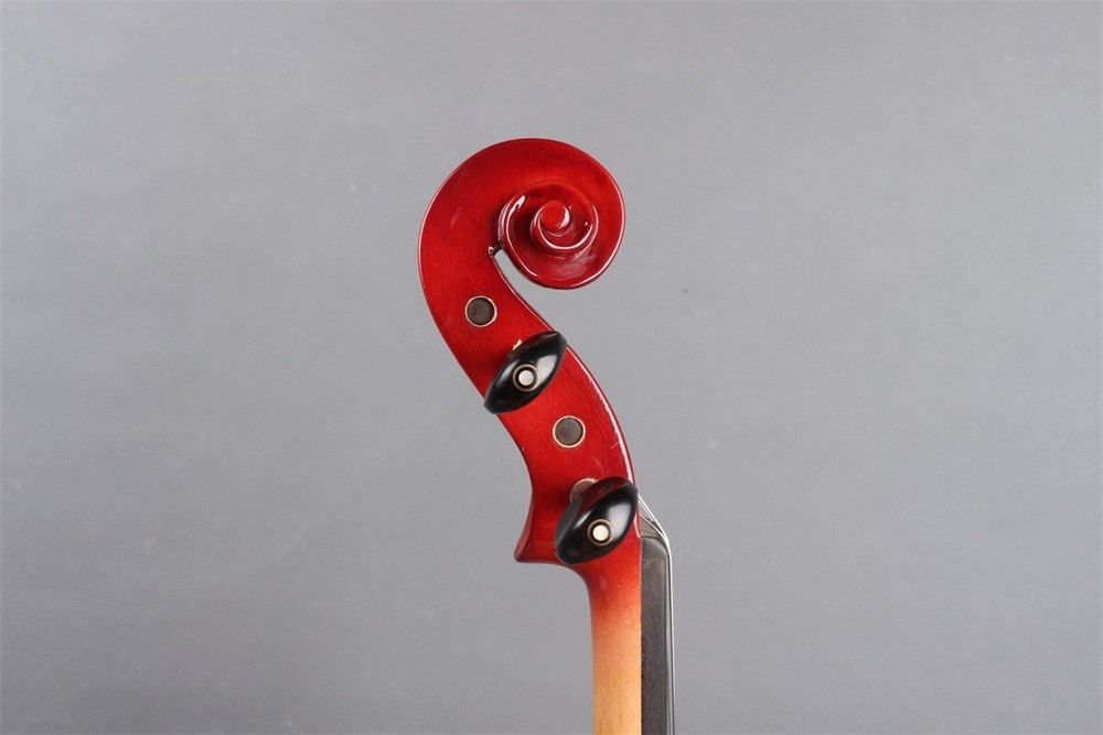 Advanced 4 String Electric Violin Kit 4/4 Size Solid Wood with Bow and Case