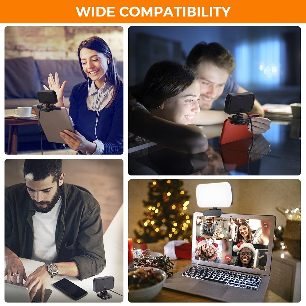 Video Conference Lighting, Webcam Lighting for Remote Working, Zoom Lighting ...