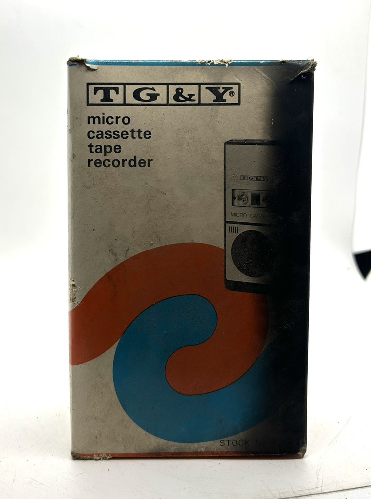 TG&Y micro cassette tape recorder