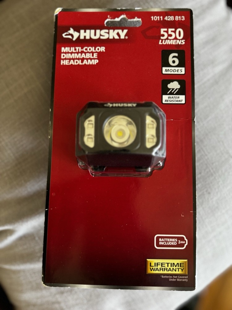 Husky 550 Lumens Compact Multi-Setting Dimmable Headlight