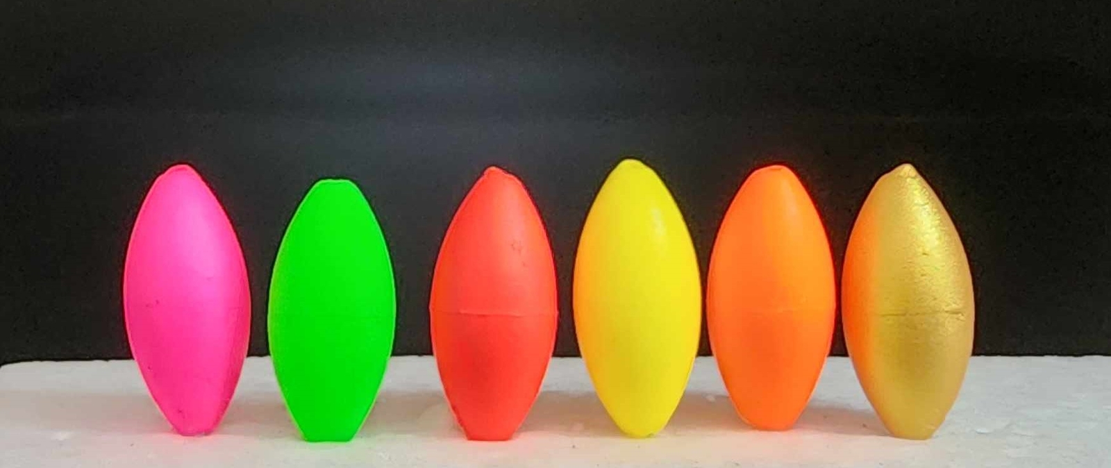 Oval Pompano Floats  fly fishing Strike Indicator  slip drop float whiting  bean