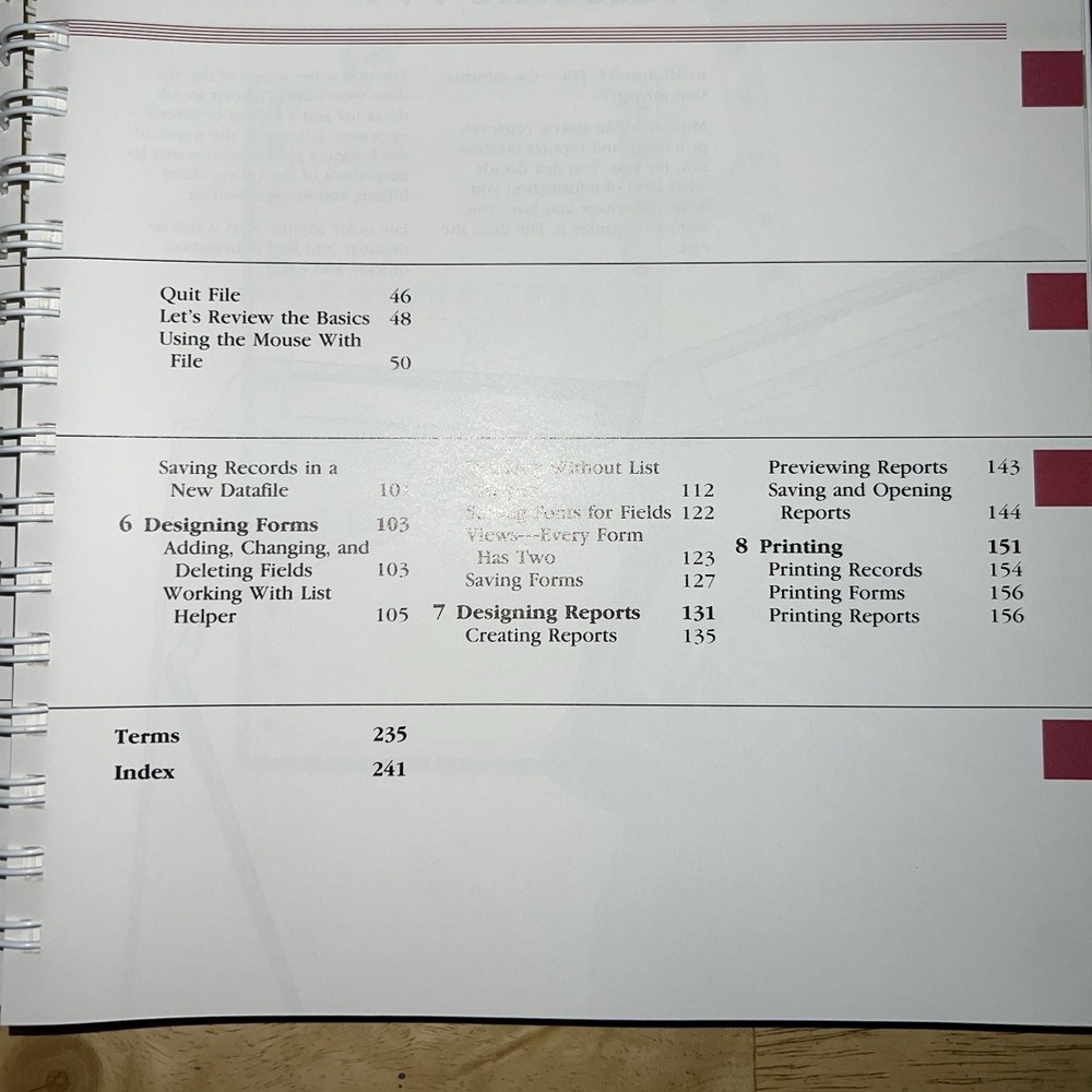 1984 Microsoft FILE Data Management Program MANUAL Only Macintosh 128K 512K RARE
