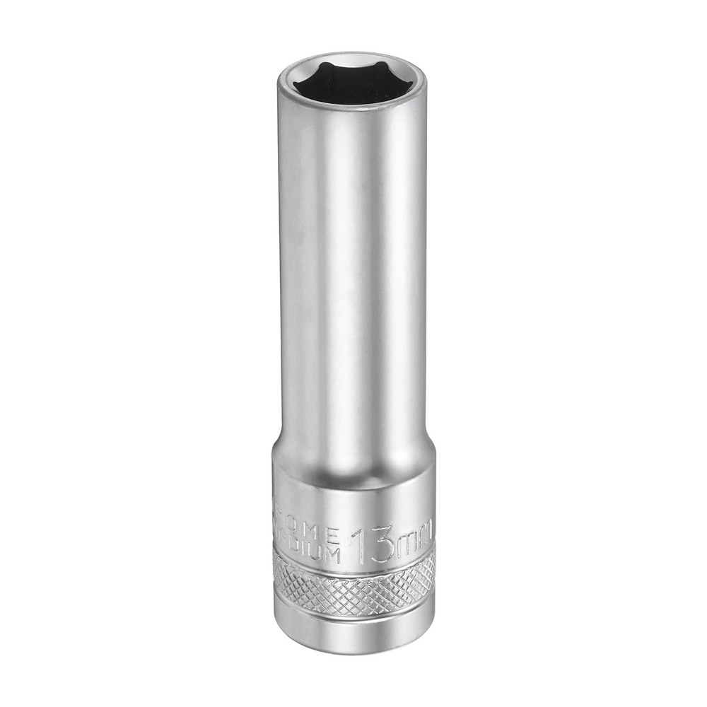 6 Points Deep Socket 1/2" Drive 13mm Nickel Plating Hex Socket 3.1" Long