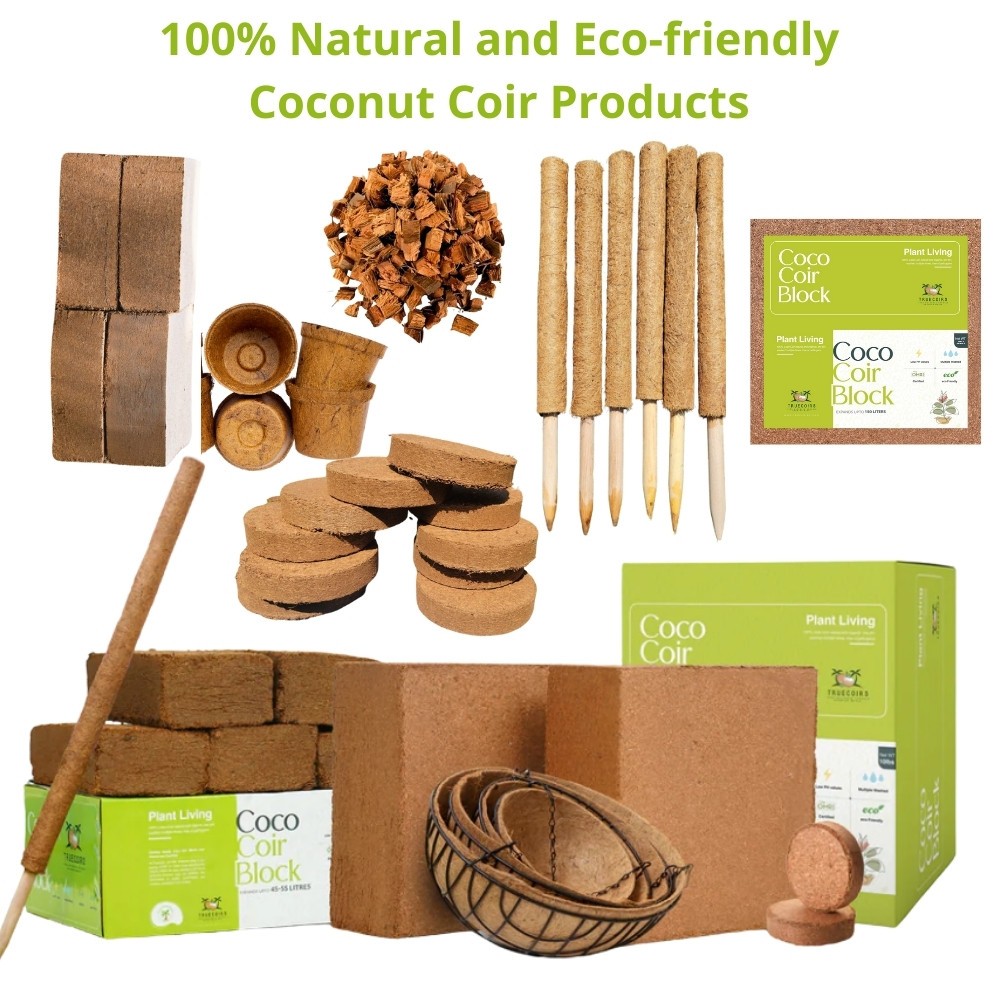 10LB CocoCoir Chunk - 100% Organic Compressed Blocks