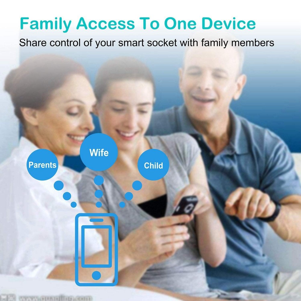 WiFi Smart Plug Outlet Wireless Socket APP Remote Voice Control Timer Alexa Goog