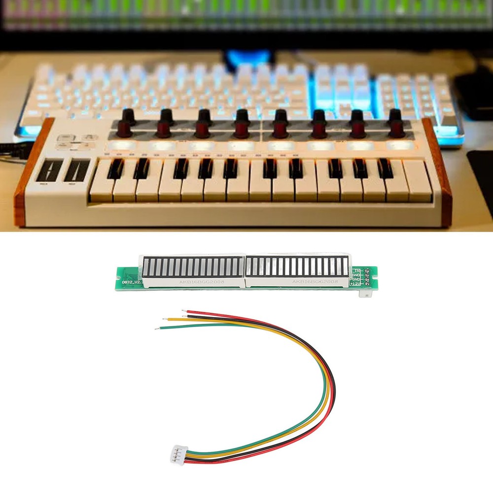 Music Level Indicator Module 32 Bit 8 Effects Adjustable Brightness LED Sound