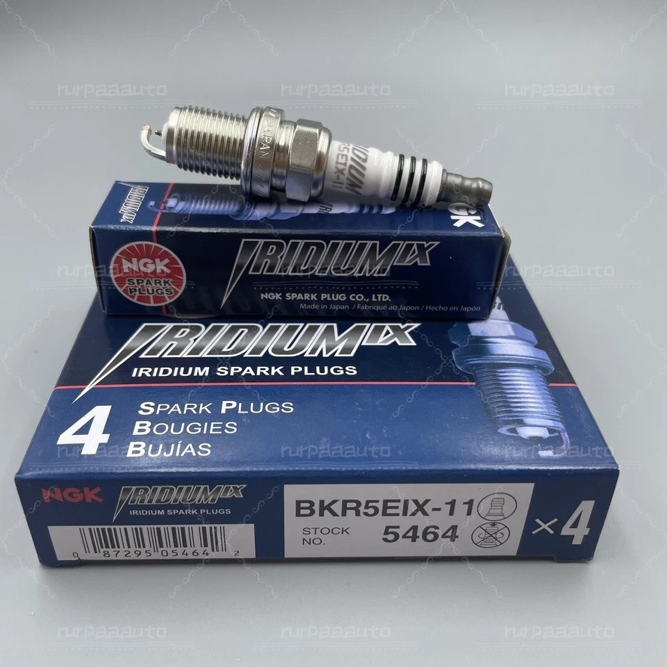 4PCS NGK Iridium IX Spark Plugs For Toyota Mitsubishi Mazda BKR5EIX-11 5464 USA