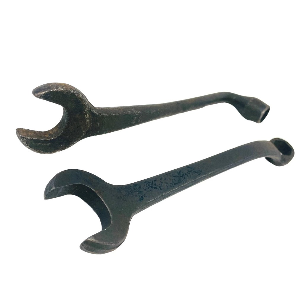 Vintage Combination Wrench Set, Hand Tools Workshop Equipment, 2 Pcs
