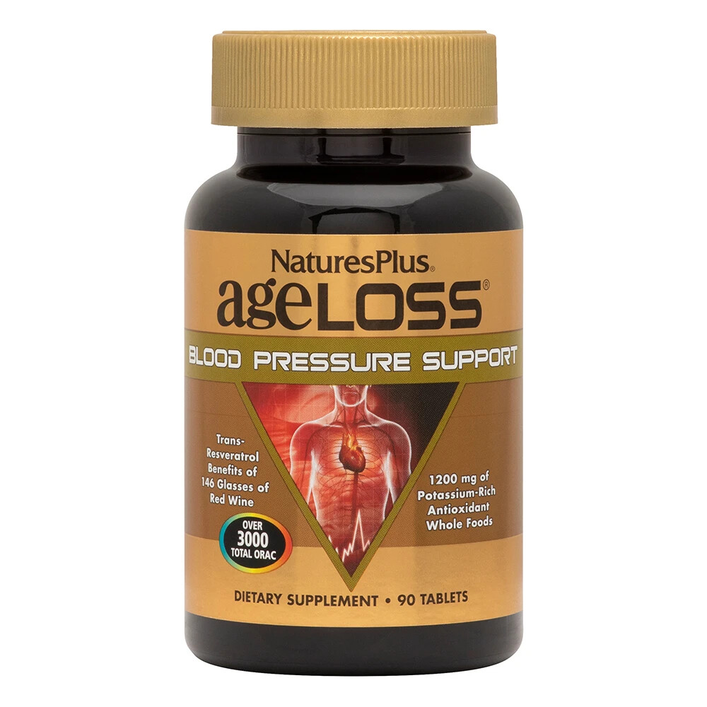 NATURE'S PLUS Ageloss Blood Pressure - 90 Tablets