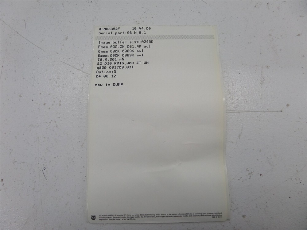 Zebra Eltron LP2543PSAT Thermal Label Printer
