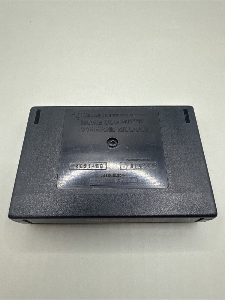 Blackjack and Poker Ti-99/A4 Texas Instruments Tested