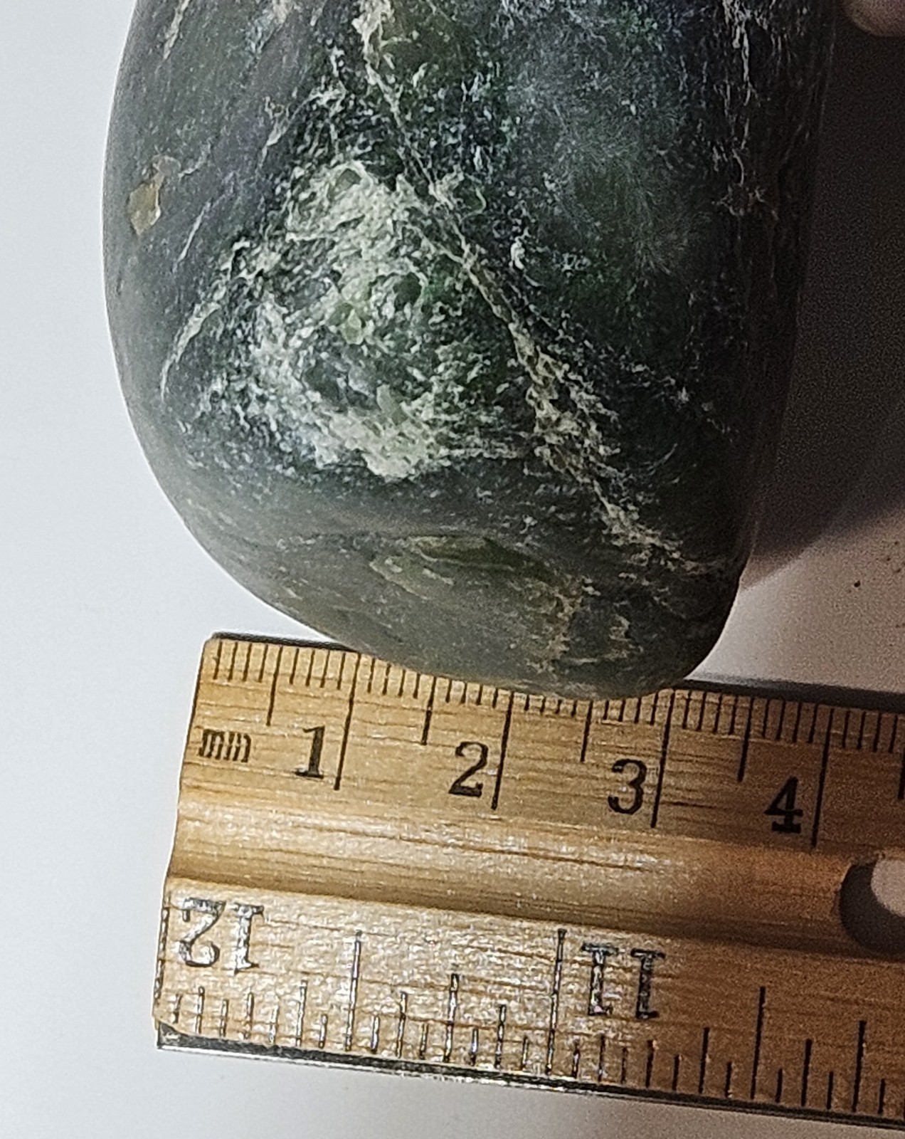 Nephrite Transluscent Jade Rough Jade Cove Willow Creek California 329 Grams