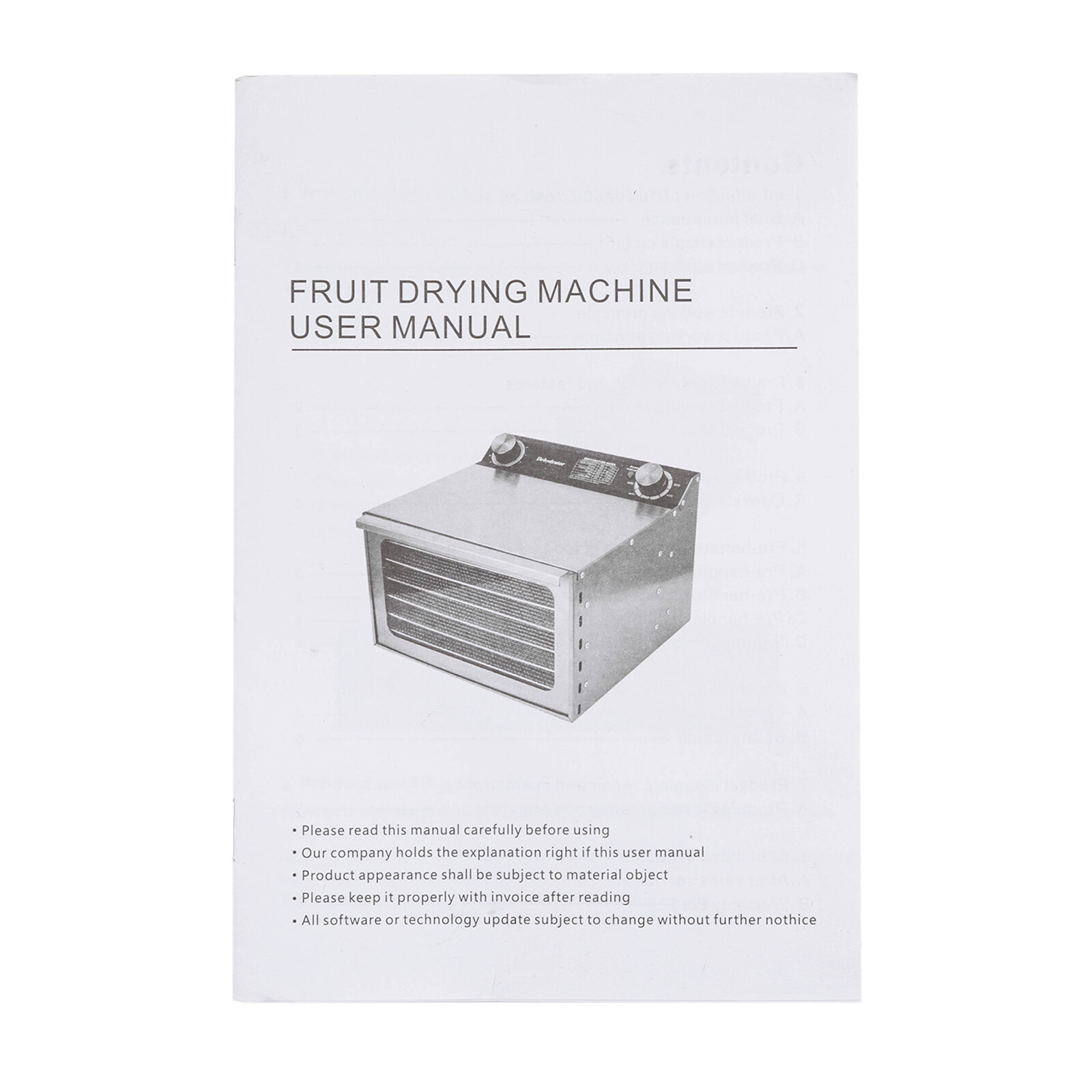 18 Trays Food Dehydrator Machine 304 Stainless Steel Adjustable Temp & Timer