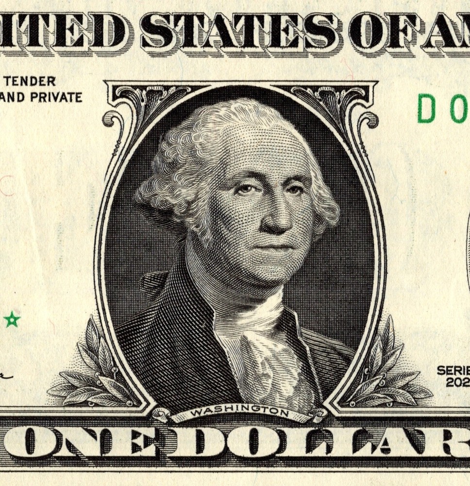 2021 D Star note Fancy Serial Number Regular Run