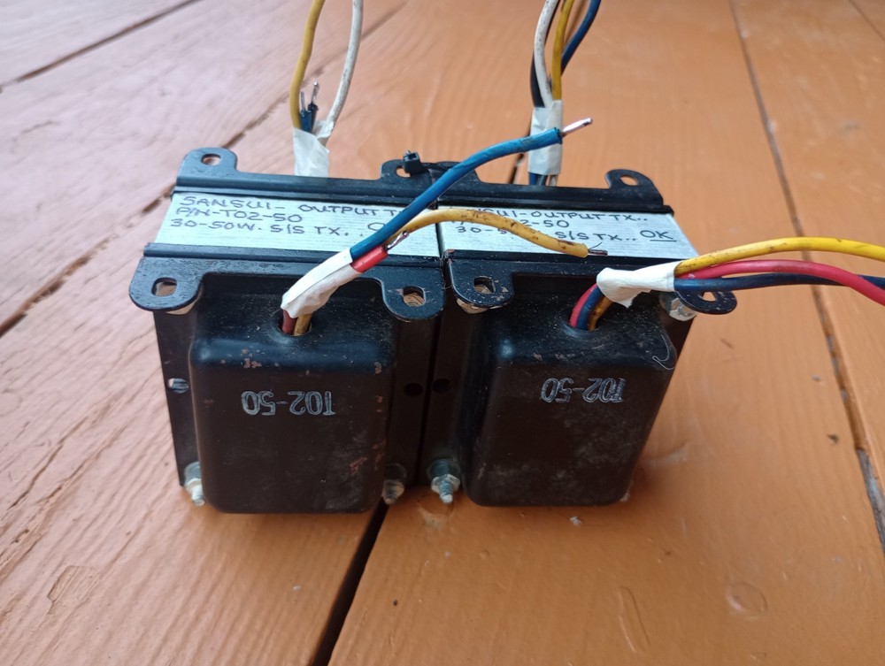 Sansui output transformer-solid State ,30-50 Watts-test Good
