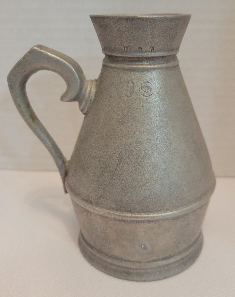 VTG Irish Pewter Haystack Noggin Measuring Pitcher