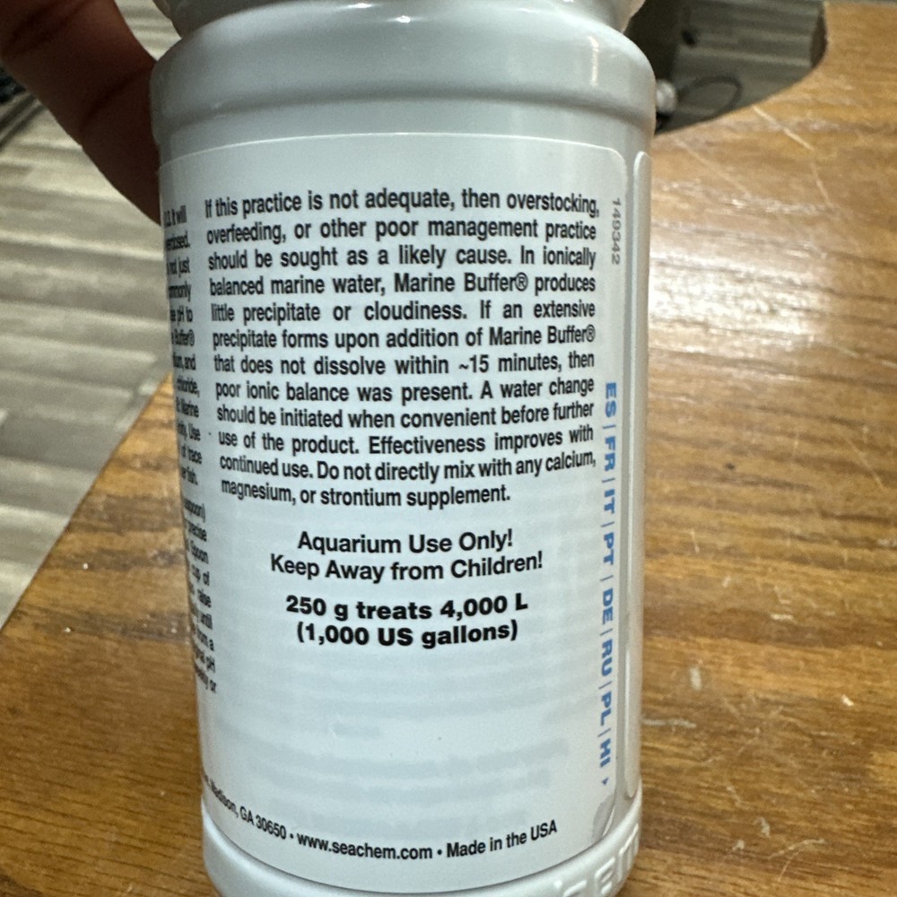 Seachem Marine Buffer 250grams