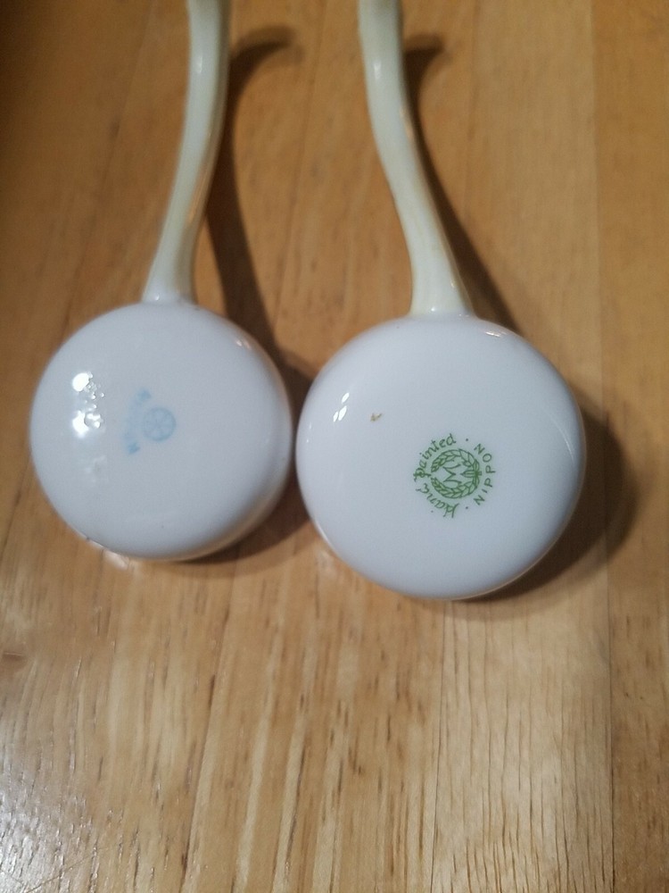 Two Nippon Hand Painted Mini Ladles