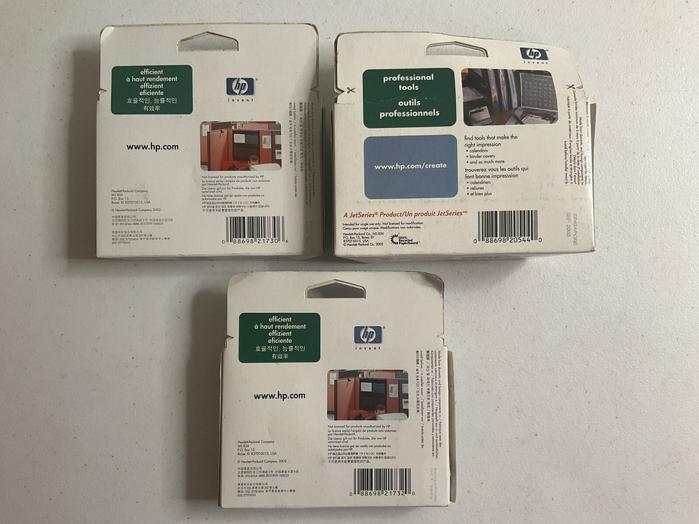 HP10 Printhead Set - C4800A, C4801A, C4803A - Exp. 2005