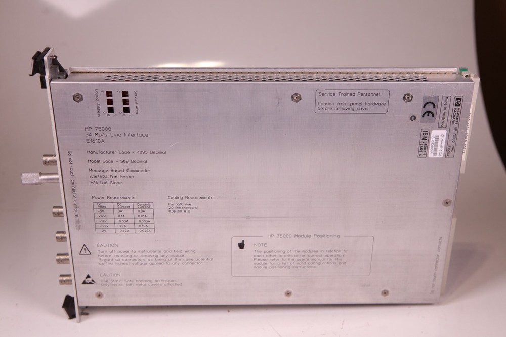 HP Agilent E1610A Module