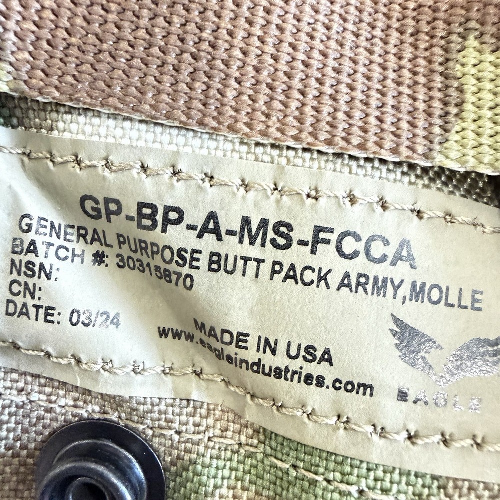 Eagle Industries Multicam General Purpose Butt Pack Fire Retardant Aircrew SEALs
