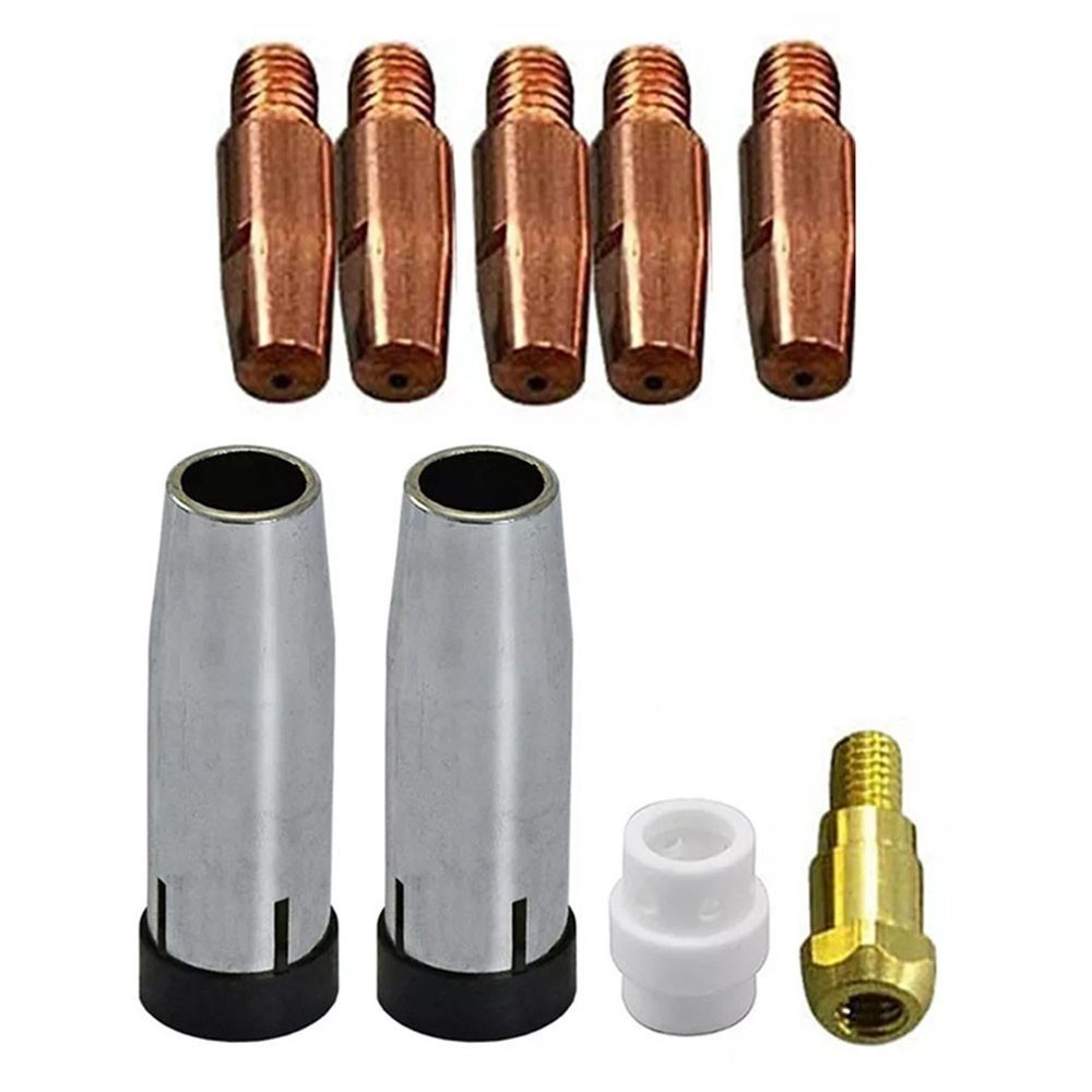 9PCS For MIG Welder Accessory Set for 24KD Torch Includes Contact Tips Diffuser