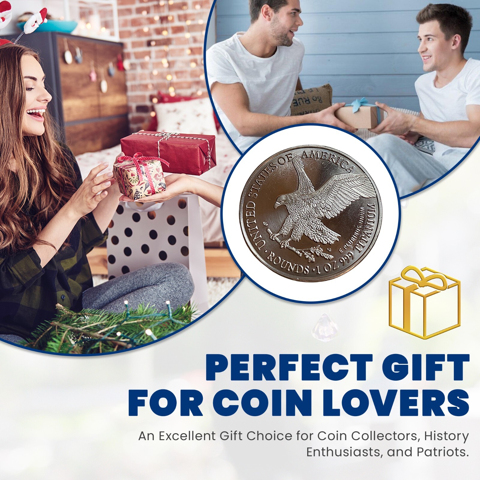 2023 American Eagle Liberty Walking Coin TROY OUNCE OZ .999 Pure TITANIUM Round