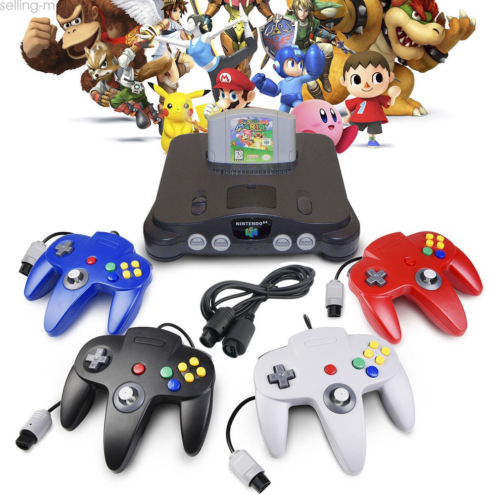 for N64 Console Games Wired Controllers Gamepad Joystick /1.8m Extension Cable