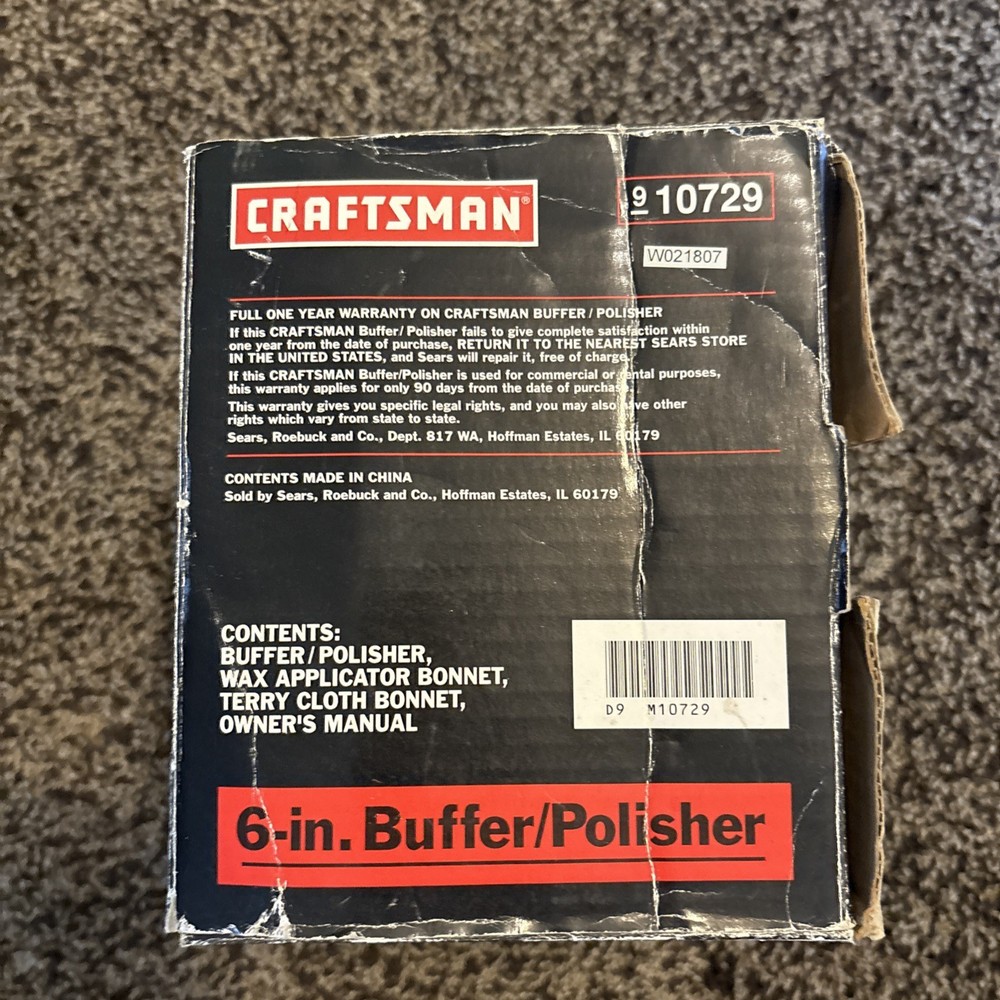 6in. car buffer polisher **WORKS!**