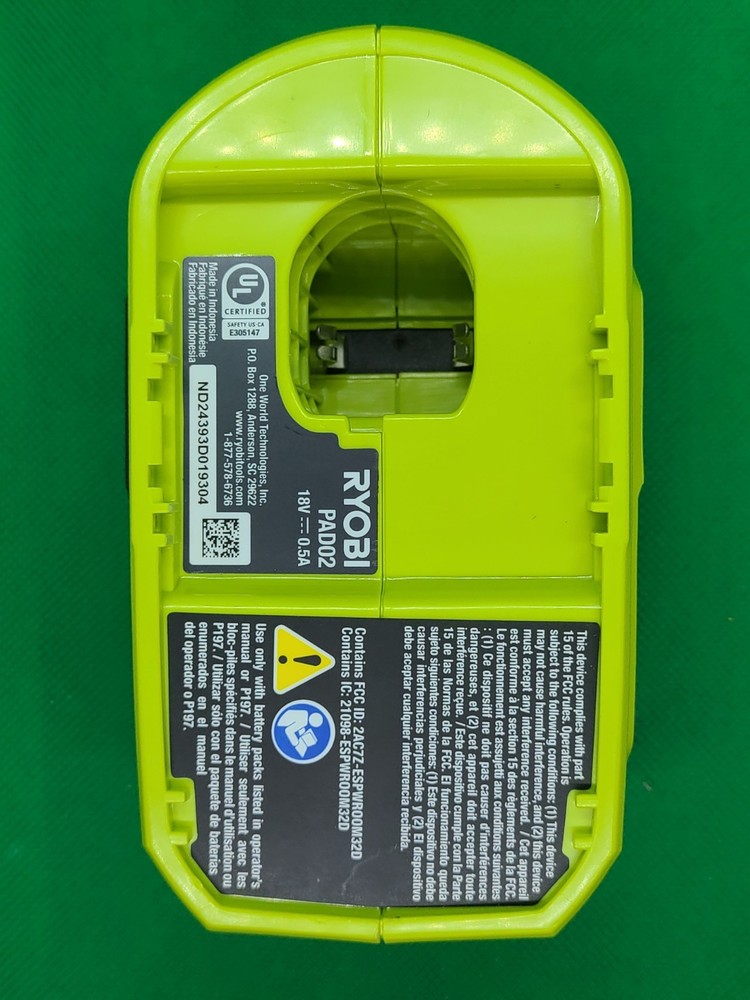Ryobi ONE+ Portable Compact Smart Bluetooth Speaker PAD02 Tool Only
