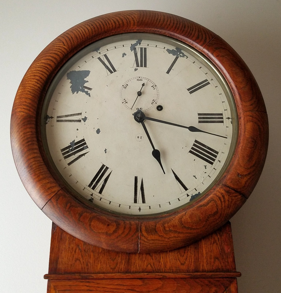 Antique Seth Thomas No. 2 Regulator Wall Clock Weight Driven - U.S. Post Office