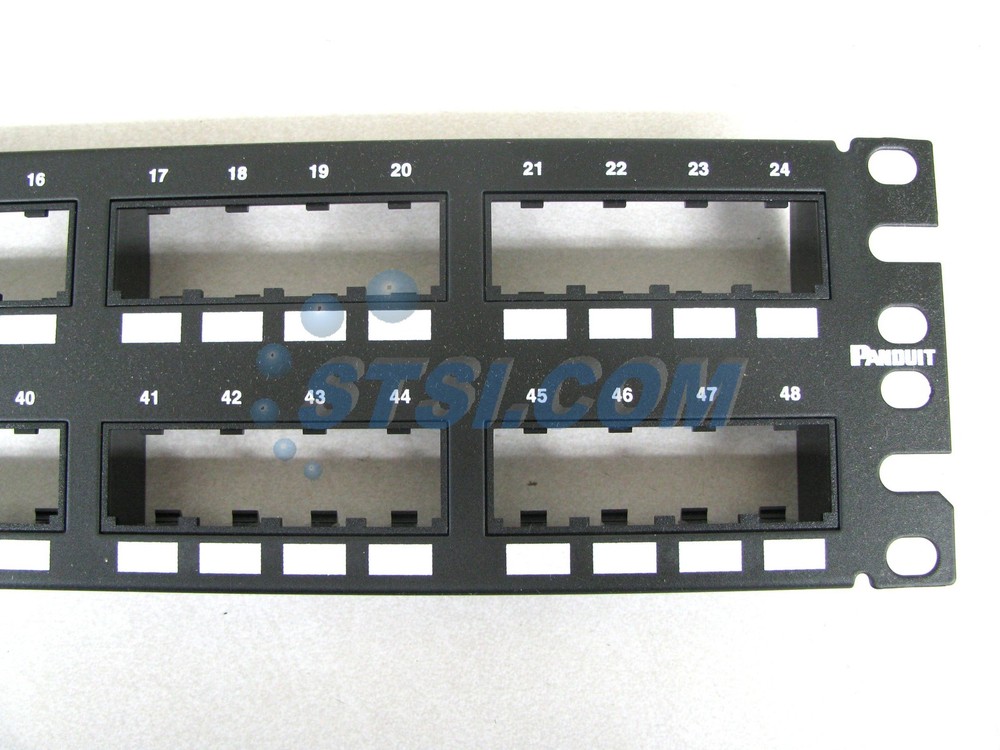 Panduit CPP48FMWBLY 48-Port Flush Mount Patch Panel ~STSI