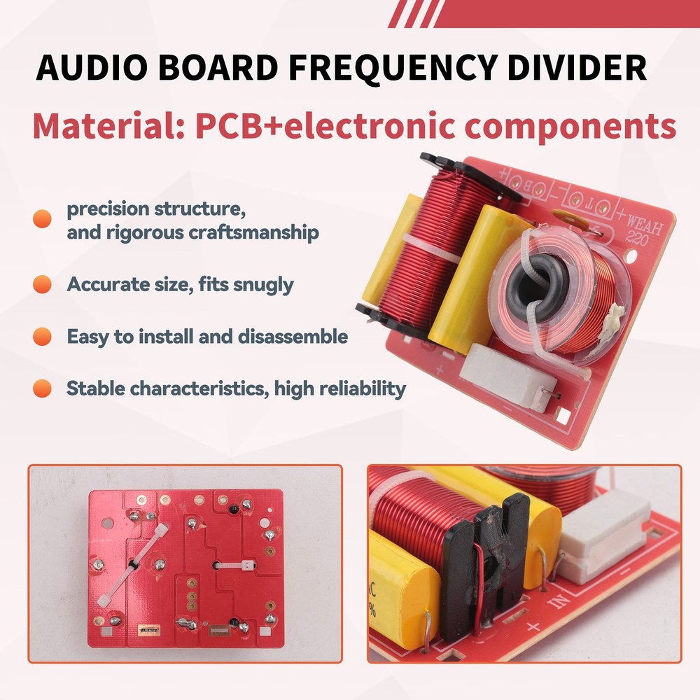 Speaker 2 Way Audio Board Frequency Divider Treble 2 Unit Crossover5568