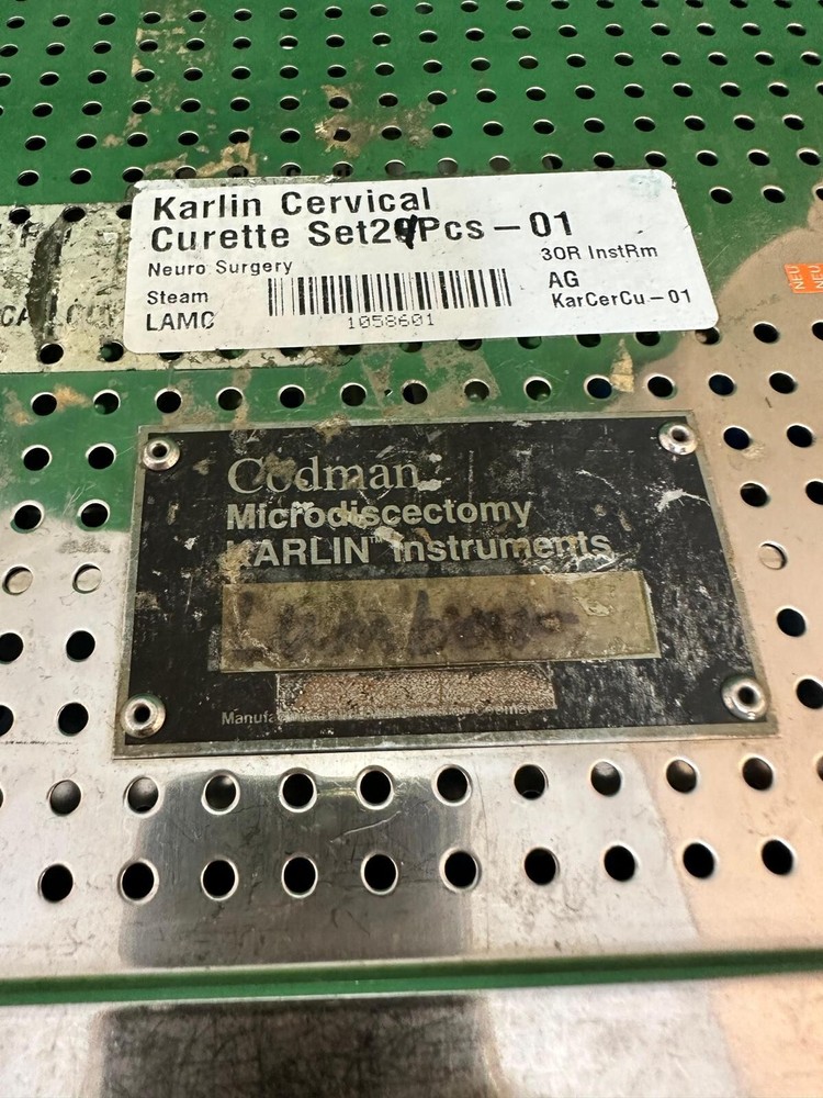 Codman Microdiscectomy Karlin Sterilization & Storage Case