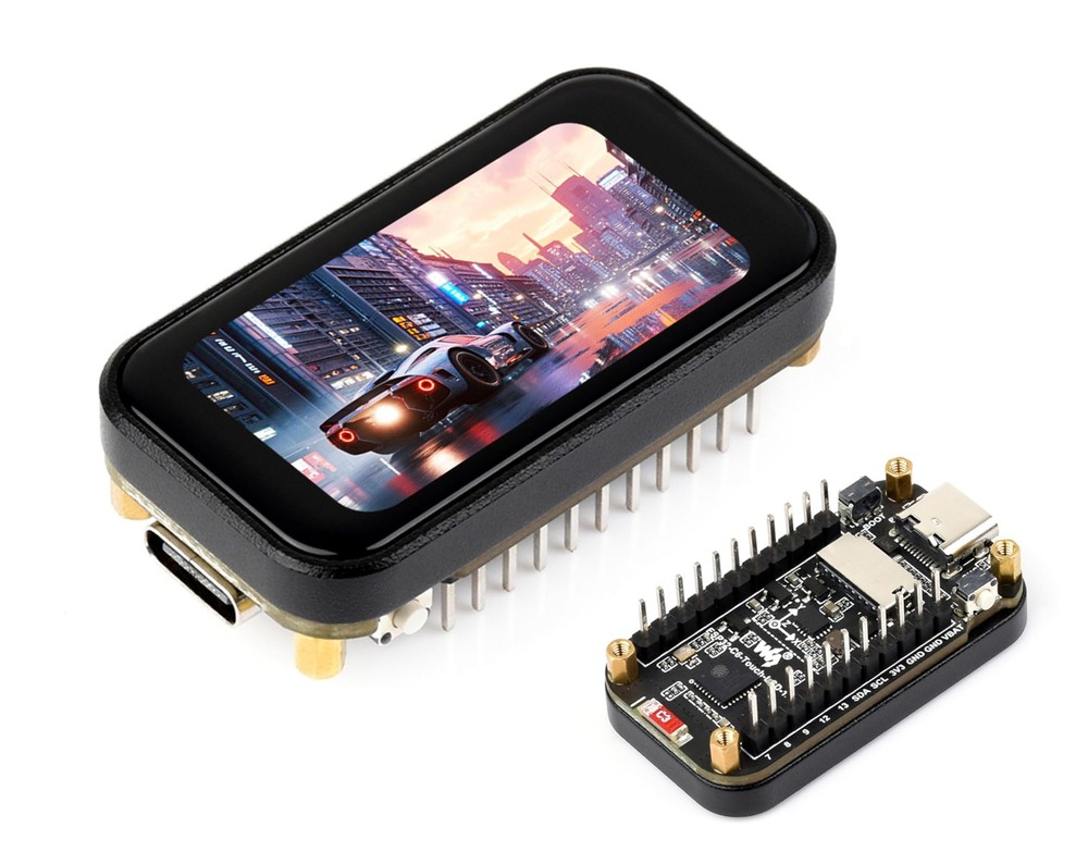 ESP32-C6 1.47inch IPS Touch Display Development Board, 172x320 Resolution, 26...